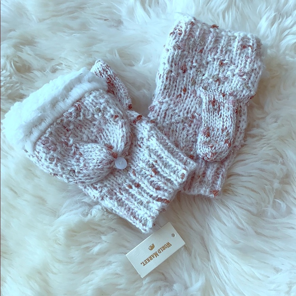 World Market knit mittens